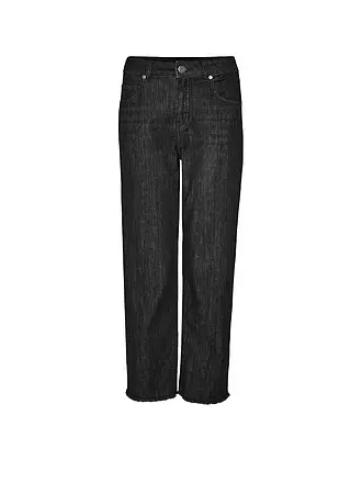 OPUS | Jeans Wide Fit MOMITO ASH | schwarz