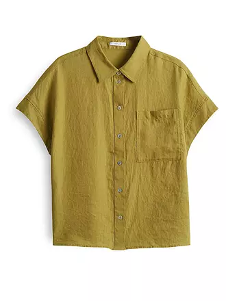 OPUS | Leinenbluse FELISA | senf