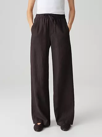 OPUS | Leinenhose MILENI | braun