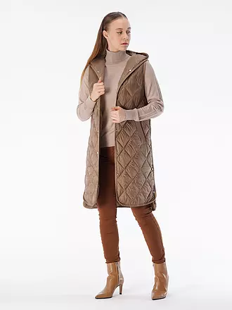 OPUS | Steppgilet WIAMANT | hellbraun