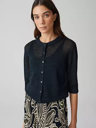 OPUS | Strickjacke DATINA | dunkelblau