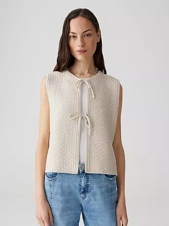OPUS | Strickjacke DEMILI | creme