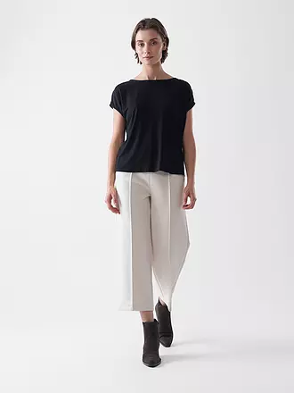 OPUS | T-Shirt SANUELA | schwarz
