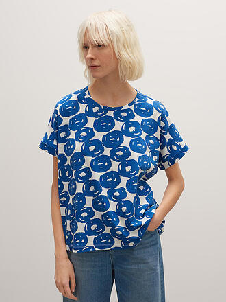 OPUS | T-Shirt SELINE PRINT | schwarz
