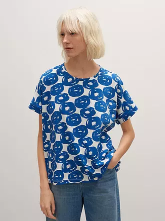 OPUS | T-Shirt SELINE PRINT | schwarz