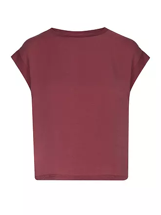 OPUS | T-Shirt SILKISI | dunkelrot
