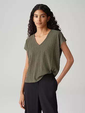 OPUS | T-Shirt SIRUKUS STRUCTURE | schwarz