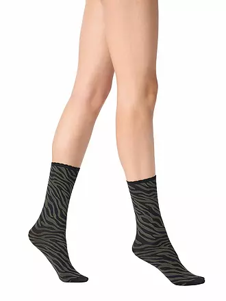 OROBLU | Feinstrumpfsocken SAVAGE 50 black / military | grau