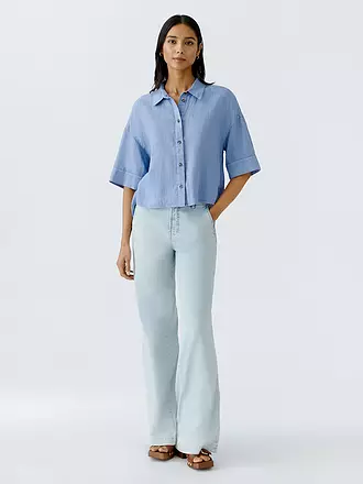 OUÍ | Bluse | blau