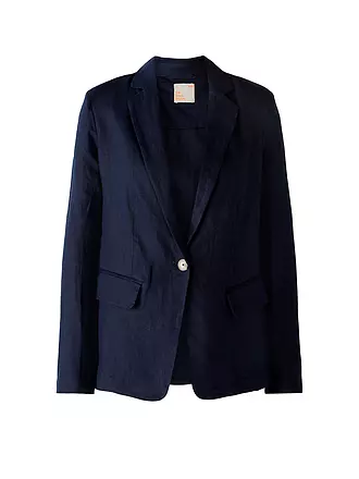 OUÍ | Leinenblazer | grün