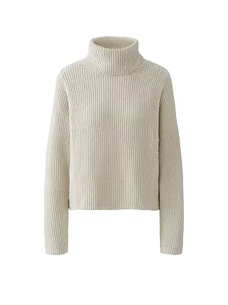 OUÍ | Rollkragenpullover | creme