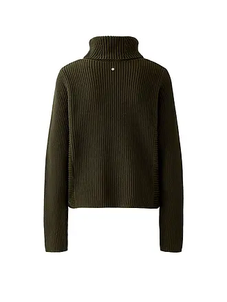 OUÍ | Rollkragenpullover | olive