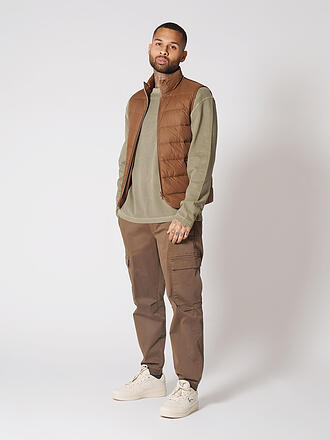 PAOLONI | Steppgilet | gruen