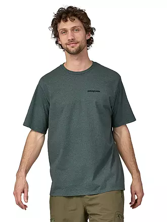 PATAGONIA | T-Shirt M'S P-6 LOGO RESPONSIBILI-TEE | hellgrün