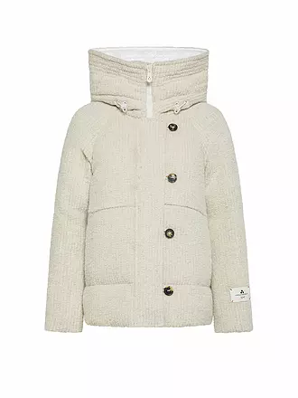 PEUTEREY | Daunenjacke TAMBOC BOUCLE | creme