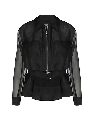 PHILLIP LIM | Seidenblouson ORGANZA | schwarz