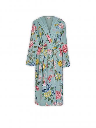 PIP STUDIO | Damen Bademantel Good Evening Weiss | blau