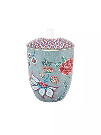 PIP STUDIO | Dose mit Deckel 1,5l FLOWER FESTIVAL Light Blue | 