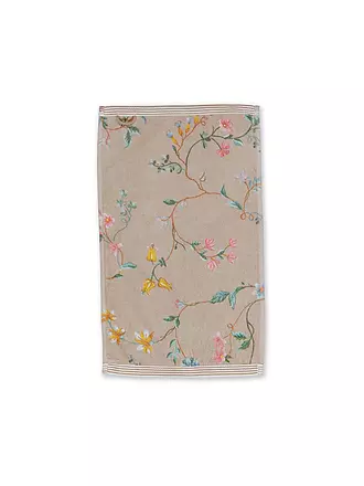 PIP STUDIO | Gästetuch LES FLEURS 30x50cm Khaki | hellblau