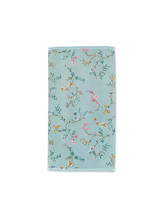 PIP STUDIO | Handtuch LES FLEURS 55x100cm Blau | hellbraun