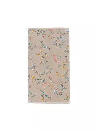 PIP STUDIO | Handtuch LES FLEURS 55x100cm Blau | hellbraun