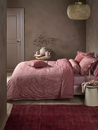 PIP STUDIO | Perkal Bettwäsche 70x90cm/140x200cm CASA DEI FIORI Terra | beere