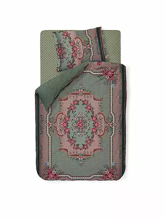 PIP STUDIO | Perkal Bettwäsche PIP CHIQUE 70x90cm / 140x200cm Green | dunkelgrün