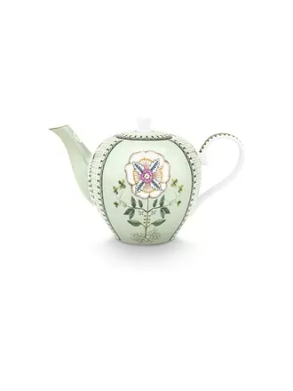 PIP STUDIO | Teekanne Large LILY & LOTUS 1,6l Tiles Lilac | hellgrün