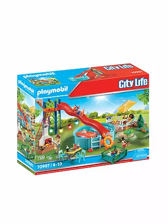 PLAYMOBIL | Poolparty mit Rutsche 70987 | keine Farbe