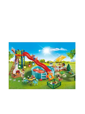 PLAYMOBIL | Poolparty mit Rutsche 70987 | keine Farbe