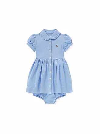 POLO RALPH LAUREN | Baby Set 2-teilig Kleid mit Höschen | blau
