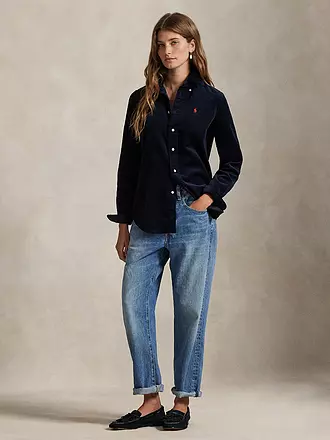 POLO RALPH LAUREN | Cordbluse | dunkelblau