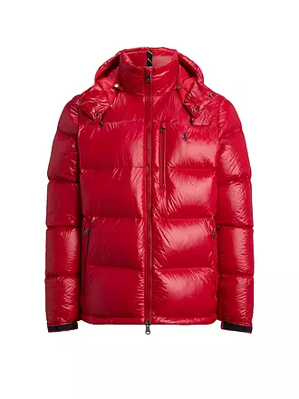 POLO RALPH LAUREN | Daunensteppjacke GORHAM GLOSSY | rot