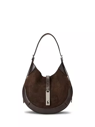 POLO RALPH LAUREN | Ledertasche - Schultertasche ID KOLLEKTION Small | braun