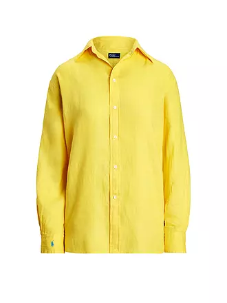 POLO RALPH LAUREN | Leinenbluse | gelb