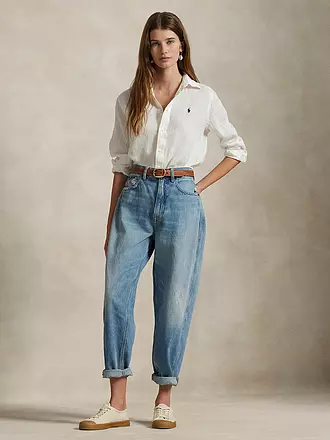 POLO RALPH LAUREN | Leinenbluse | dunkelblau