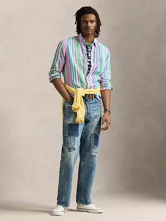 POLO RALPH LAUREN | Leinenhemd Custom Fit | bunt