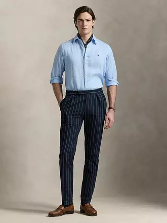 POLO RALPH LAUREN | Leinenhemd Custom Fit | dunkelblau
