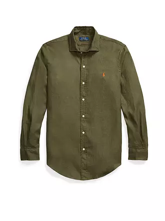 POLO RALPH LAUREN | Leinenhemd | olive