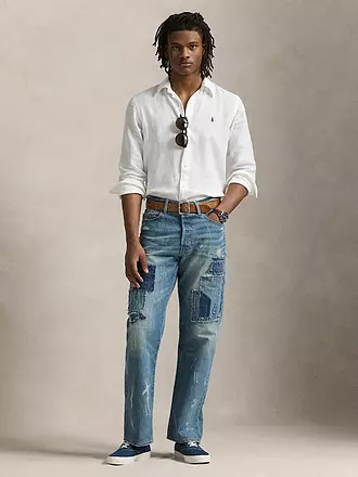 POLO RALPH LAUREN | Leinenhemd | dunkelblau