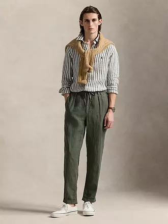 POLO RALPH LAUREN | Leinenhemd | dunkelblau