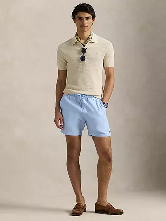 POLO RALPH LAUREN | Leinenshorts | hellblau