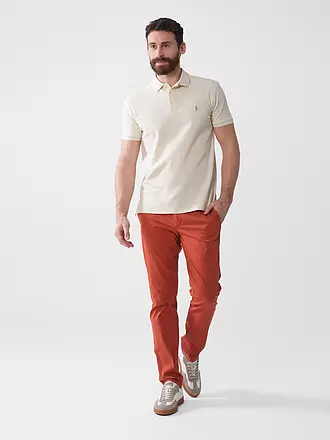 POLO RALPH LAUREN | Poloshirt Custom Slim Fit | hellbraun