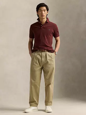 POLO RALPH LAUREN | Poloshirt Custom Slim Fit | hellgrau