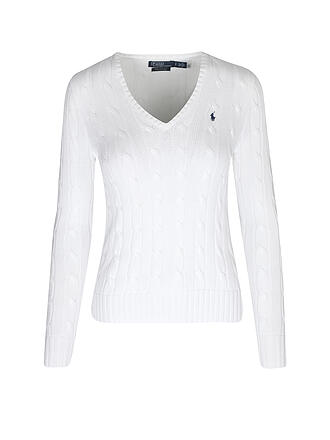 POLO RALPH LAUREN | Pullover Slim Fit KIMBERLY | weiss