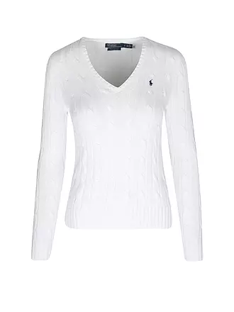 POLO RALPH LAUREN | Pullover Slim Fit KIMBERLY | weiss