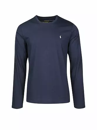 POLO RALPH LAUREN | Pyjama Langarmshirt Weiss | blau