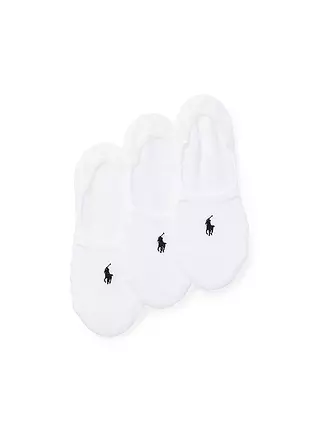 POLO RALPH LAUREN | Sneaker Socken 3er Pkg. white/black | weiss
