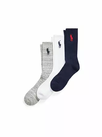 POLO RALPH LAUREN | Socken 3er Pkg. navy/white/grey | bunt