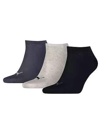 PUMA |  Damen Sneakersocken 3er Pkg. Navy/Grey/BlueDamen Sneakersocken 3er Pkg. | rosa